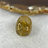 Good Grade Natural Golden Rutilated Quartz Crystal Lulu Tong Barrel 天然金顺发晶水晶露露通桶 
6.02g 15.5 by 14.8mm - Huangs Jadeite and Jewelry Pte Ltd