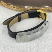 Type A Semi Icy Grey Jadeite Phoenix with PVC Bracelet 11.86g 49.3 by 11.1 by 7.7mm - Huangs Jadeite and Jewelry Pte Ltd