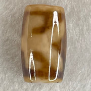 Natural Powerful Tibetan Old Oily Agate Patina Guiren Tairen Human Dzi Bead Totem Amulet Heavenly Master (Tian Zhu) 贵人天诛 4.75g 19.8 by 11.8mm - Huangs Jadeite and Jewelry Pte Ltd