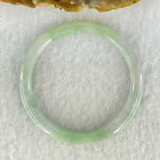 Type A Lavender and Green Jadeite Baby Bangle Internal Diameter 44.4mm 12.38g 5.1 by 5.7mm - Huangs Jadeite and Jewelry Pte Ltd