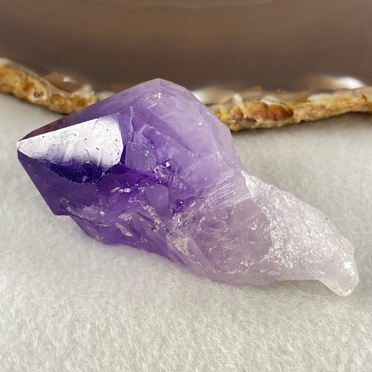 Natural Amethyst Rough Irregular Shaped Display 47.53g 62.0 by 28.9 by 30.0mm - Huangs Jadeite and Jewelry Pte Ltd