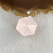 Natural Rose Quartz Tower Display 49.28g 68.3 by 25.0 by 20.8mm - Huangs Jadeite and Jewelry Pte Ltd