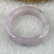 Type A Lavender with Wuji Grey Patches Jadeite Ring 3.95g 5.7 by 3.6mm US9.2/HK 20.5 (Very Slight Internal Line) - Huangs Jadeite and Jewelry Pte Ltd