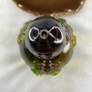 Liuli Fu Lu Shou Hulu Calabash Display 1,263.9g 149.5 by 97.0mm - Huangs Jadeite and Jewelry Pte Ltd