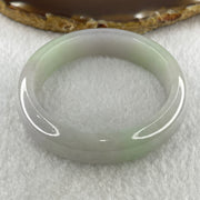 Natural Type A Jelly Light Lavender Light Green Jadeite Bangle 57.44g Inner Diameter 52.8mm 13.9 by 8.4mm (Slight External Line) - Huangs Jadeite and Jewelry Pte Ltd
