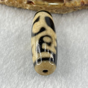 Natural Powerful Tibetan Old Oily Monkey Agate Dzi Bead Heavenly Master (Tian Zhu) 猴天珠 9.14g 37.8 by 12.5mm - Huangs Jadeite and Jewelry Pte Ltd