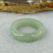 Type A Green Jadeite Ring 4.59g 6.4 by 4.4mm US7.25 HK16 (Internal Line) - Huangs Jadeite and Jewelry Pte Ltd