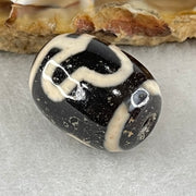Natural Powerful Tibetan Old Oily Agate Double Bodhi Tree Dzi Bead Heavenly Master (Tian Zhu) 菩提树天珠 4.50g 17.6 by 13.1mm - Huangs Jadeite and Jewelry Pte Ltd