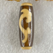 Natural Powerful Tibetan Old Oily Agate Ruyi Dzi Bead Heavenly Master (Tian Zhu) 如意天珠 8.97g 37.2 by 12.4mm - Huangs Jadeite and Jewelry Pte Ltd