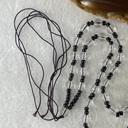 Clear Liuli Beads Necklace 20.05g 56cm 6.3mm 57Beads - Huangs Jadeite and Jewelry Pte Ltd