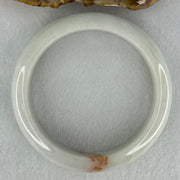 Type A Faint Green Lavender with Red Patch Jadeite Bangle Internal Diameter 56.9mm 79.34g 17.3 by 8.7mm (Very Slight Internal Lines) - Huangs Jadeite and Jewelry Pte Ltd