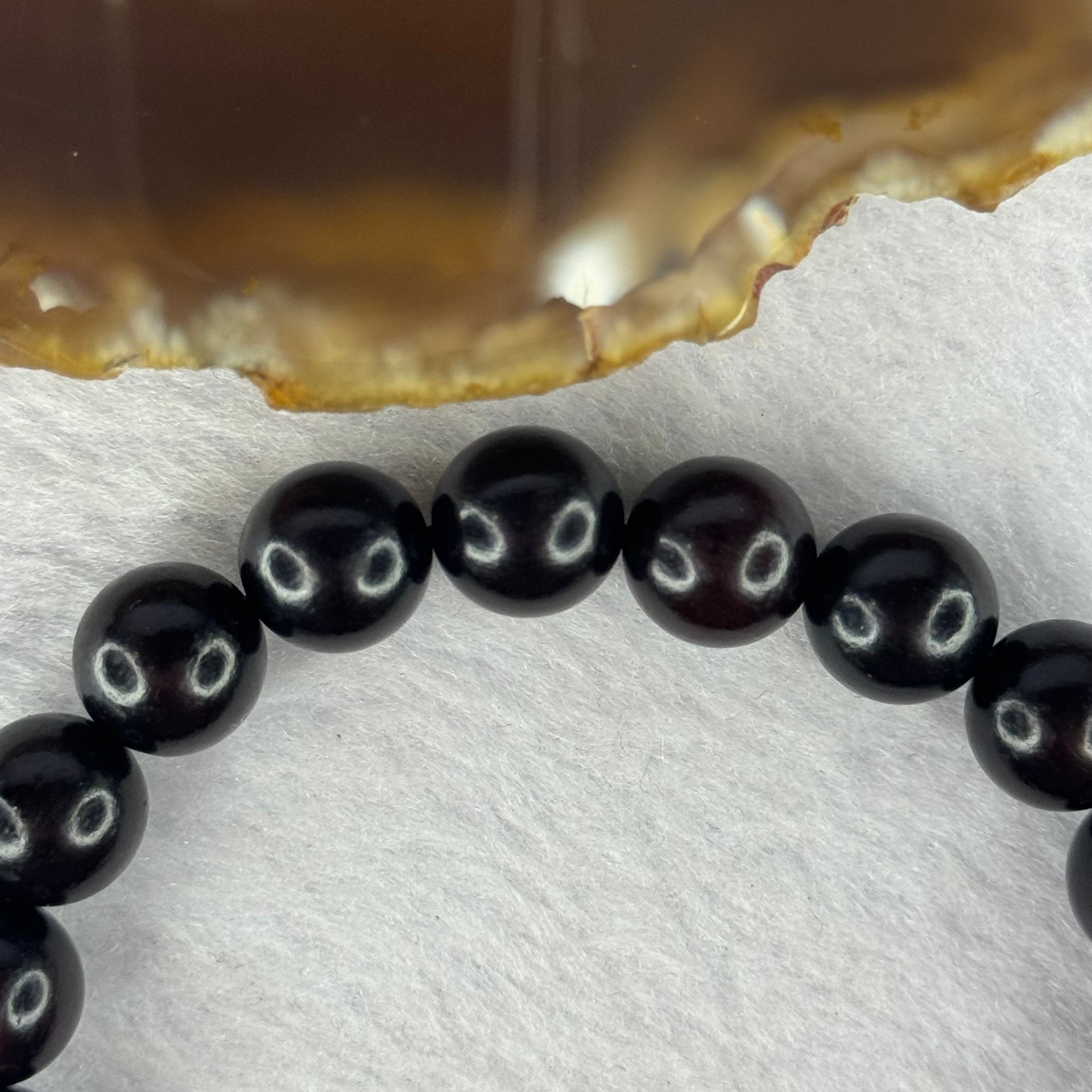 Natural India Zitan 天然小叶字檀木 Om Ma ni Padme Hum 六字真言 Beads Bracelet with Turquoise (Sinking Type) 11.30g 15.5cm 10.0mm 17 Beads, 12.0 by 11.3mm 1 Bead - Huangs Jadeite and Jewelry Pte Ltd