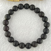 Natural Iron Blood King Amber Beads Bracelet 天然铁血王琥珀手链 10.50g 17cm 9.8mm 21 Beads - Huangs Jadeite and Jewelry Pte Ltd
