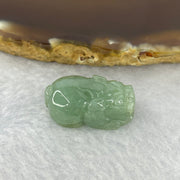 Type A Jelly Green Jadeite Pixiu Pendent A货浅绿色翡翠貔貅牌 7.21g 23.8 by 14.6 by 10.3 mm - Huangs Jadeite and Jewelry Pte Ltd