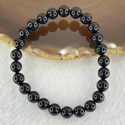 Natural Blood Red Amber Beads Bracelet 6.10g 16cm 7.5mm 25 Beads - Huangs Jadeite and Jewelry Pte Ltd