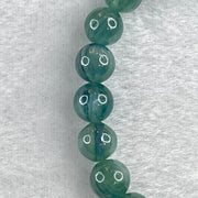 Natural Blueish Green Aquamarine Beryl Beads Bracelet 20.06g 17cm 8.1mm 25 Beads - Huangs Jadeite and Jewelry Pte Ltd