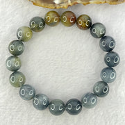 Good Grade Natural Blue Rutilated Quartz Bracelet 39.25g 18cm 11.8mm 18 Beads - Huangs Jadeite and Jewelry Pte Ltd