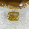 Good Grade Natural Golden Rutilated Quartz Crystal Lulu Tong Barrel 天然金顺发晶水晶露露通桶 
6.57g 16.5 by 14.7mm - Huangs Jadeite and Jewelry Pte Ltd