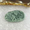 Type A Blueish Green Jadeite Scenary Shan Shui 山水 Pendant 6.77g 32.3 by 19.5 by 5.4mm - Huangs Jadeite and Jewelry Pte Ltd