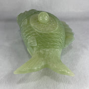 Natural-Green-Serpentine-Carp-Fish-Pot-Display-2,525.3g-250.0-by-150.0-by-105.0mm