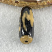 Natural Powerful Tibetan Old Oily Agate 5 Bats Dzi Bead Heavenly Master (Tian Zhu) 五个蝙蝠天诛 8.87g 36.7 by 12.3mm - Huangs Jadeite and Jewelry Pte Ltd