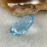 Natural Sky Blue Topaz Oval Shape 17.79ct 18.1 by 13.4 by 8.9mm - Huangs Jadeite and Jewelry Pte Ltd