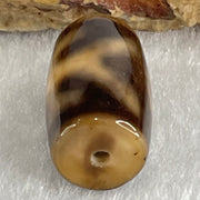 Natural Powerful Tibetan Old Oily Agate Patina Guiren Tairen Human Dzi Bead Totem Amulet Heavenly Master (Tian Zhu) 贵人天诛 4.78g 19.5 by 11.6mm - Huangs Jadeite and Jewelry Pte Ltd