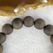 Rare Very Very High End Very Old Wild Vietnam Qi Nan Sinking Type Agarwood Beads Bracelet 罕见非常高端非常古老野生越南奇南沉沉型沉香珠手链 19.19g 19cm 12.8mm 17 Beads - Huangs Jadeite and Jewelry Pte Ltd