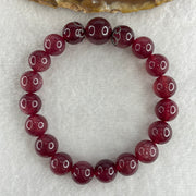 Natural Strawberry Quartz Beads Bracelet 27.62g 15.5cm 10.1mm 18 Beads - 12.3mm 1 Bead - Huangs Jadeite and Jewelry Pte Ltd