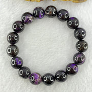 Very Good Grade Natural Sugilite Bracelet 天然苏纪石手链 46.25g 17cm 11.8mm 17 Beads - Huangs Jadeite and Jewelry Pte Ltd