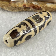 Natural Powerful Tibetan Old Oily Agate 8 Nectar Vessel Dzi Bead Heavenly Master (Tian Zhu) 八花蜜容器眼天珠 9.29g 38.3 by 12.5mm - Huangs Jadeite and Jewelry Pte Ltd