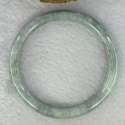 Type A Deep Lavender and Green Piao Hua Jadeite Bangle 30.98g Internal Diameter 59.1mm 8.1 by 7.4mm (Internal Line) - Huangs Jadeite and Jewelry Pte Ltd