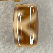 Natural Powerful Tibetan Old Oily Agate Patina Guiren Tairen Human Dzi Bead Totem Amulet Heavenly Master (Tian Zhu) 贵人天诛 4.99g 19.7 by 11.8mm - Huangs Jadeite and Jewelry Pte Ltd