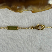 (Pre-Love) Van Cleef & Arpels VCA Vintage Alhambra Pendant Necklace 18K yellow gold Onyx 5.49g 42cm - Huangs Jadeite and Jewelry Pte Ltd