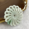 Type A Green Lavender Jadeite Windmill 36.9 by 36.9 by 5.9mm 11.55g - Huangs Jadeite and Jewelry Pte Ltd