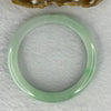 Type A Sky Blue Jadeite Bangle Inner Diameter 55.8mm 47.35g 10.1 by 8.4 mm (Slight Internal Lines) - Huangs Jadeite and Jewelry Pte Ltd