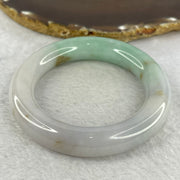 Type A Light Lavender And Green with Brown Patches 89.25g 13.4 by 12.6 by 55.3mm (Very Fine Lines) - Huangs Jadeite and Jewelry Pte Ltd