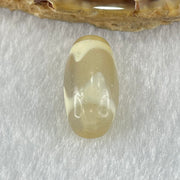 Natural Powerful Tibetan Old Oily Agate Tiger Tooth Daluo Dzi Bead Heavenly Master (Tian Zhu) 虎呀天诛 3.00g 20.1 by 10.1mm - Huangs Jadeite and Jewelry Pte Ltd