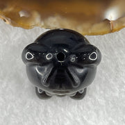 Black Obsidian Labubu Charm Display 14.51g 29.7 by 21.7 by 19.3mm - Huangs Jadeite and Jewelry Pte Ltd