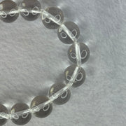 Natural Clear Quartz Beads Bracelet 天然白水晶手链 46.09g 17.5cm 12.9mm 16 Beads - Huangs Jadeite and Jewelry Pte Ltd