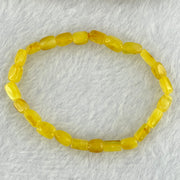Natural Butterscotch Amber Beads Bracelet 2.61g 14.5mm 5.0mm 24 Beads - Huangs Jadeite and Jewelry Pte Ltd