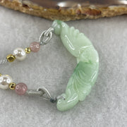 Natural Type A Green Jadeite Butterfly with Coins Pendant | Transformation, Longevity & Double Wealth Talisman (11.90g | 49.8 x 17.8 x 7.0mm) - Huangs Jadeite and Jewelry Pte Ltd