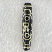 Natural Powerful Tibetan Old Oily Agate 8 Eyes Om Mani Padme Hum Dzi Bead Heavenly Master (Tian Zhu) 六字箴言八眼天珠 15.12g 59.0 by 13.0mm - Huangs Jadeite and Jewelry Pte Ltd