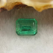 Natural Colombia Green Emerald (Beryl) Cut-Cornered Rectangular step cut 1.23ct 7.4 by 5.9 by 3.3mm - Huangs Jadeite and Jewelry Pte Ltd