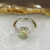 Natural Opal In 925 Sliver Ring 2.17g 7.9 by 6.2 by 3.0 mm Adjustable Size - Huangs Jadeite and Jewelry Pte Ltd
