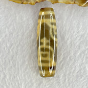 Natural Powerful Tibetan Old Oily Agate 4 Nectar Vessel Dzi Bead Heavenly Master (Tian Zhu) 花蜜容器眼天珠 16.51g 48.6 by 14.8mm - Huangs Jadeite and Jewelry Pte Ltd