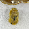 Above Average Grade Natural Golden Rutilated Quartz Pixiu Charm for Bracelet 天然金发水晶貔貅 11.12g 29.4 by 17.9 by 12.2mm - Huangs Jadeite and Jewelry Pte Ltd