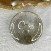 Natural Copper Rutilated Quartz Ping An Kou Donut 20.724g 34.4 by 10.6mm - Huangs Jadeite and Jewelry Pte Ltd