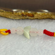 Type A Green Lavender Jadeite Gold Ingot Charm with Crystals Display 6.77g 18.1 by 6.6 by 5.8mm - Huangs Jadeite and Jewelry Pte Ltd