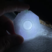 Certified Natural Type A Lavender with Green Spot Jadeite Tai Chi Bagua Pendant 26.65g 43.2 by 40.2 by 6.5mm - Huangs Jadeite and Jewelry Pte Ltd